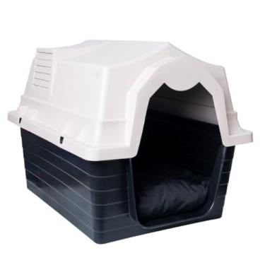 Imagem de Casinha Cachorro Grande N5 Casa Pet Com Proteção Raios UV(BEGE)