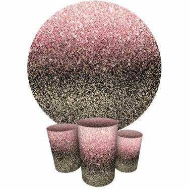 Imagem de Trio Capas Cilindro + Painel 1,50m Glitter - Fadrix, K1GLT024