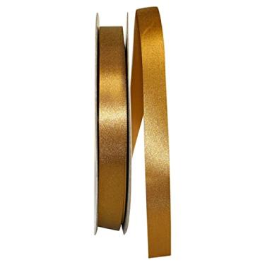 Imagem de Reliant Ribbon 5100-974-03C Fita de cetim Dyna, 1,5 cm X 100 jardas, ouro antigo