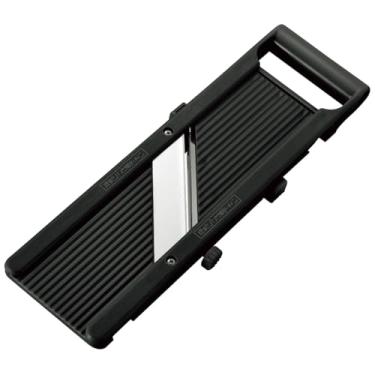 Imagem de TIKUSAN SAMURAI Slicer Fatiador de legumes japonês Mandoline feito no Japão, lâmina de aço inoxidável com espessura de fatia ajustável (normal)