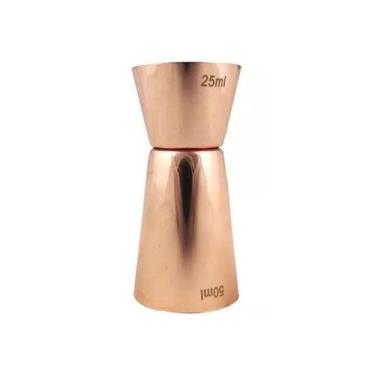 Imagem de Dosador Americano De Inox Duplo 25 ml E 50 ml - Mimo - Mimo Style