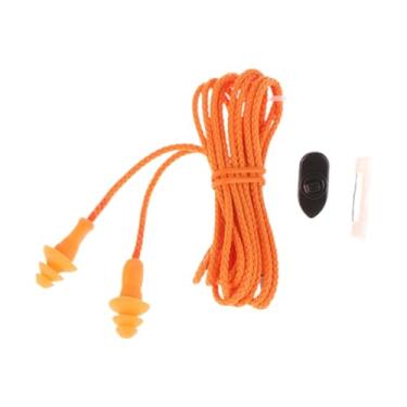 Imagem de FashionCha Fones de Ouvido com Protetor Auricular de 3,5 Mm para Esportes, Estudos E Shows, Amarelo 120cm