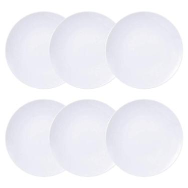 Imagem de Conjunto 6 Pratos Fundos de Porcelana Tramontina 21cm Branco