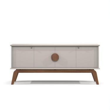 Imagem de Aparador Buffet Retrô 4 Portas Organizador Balcão Cozinha - CASA E MOB