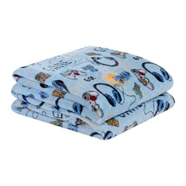 Imagem de Manta Infantil Solteiro Cobertor 1,50 x 2,20 Bouti Kids Macio - Bia En