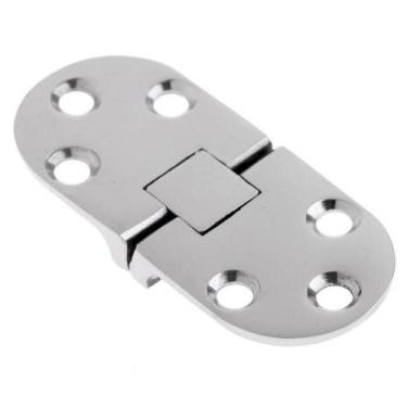 Imagem de Dobradiça Em Aço Inox 316 Tipo Mesa Com 6F 66X 30 X 2,5Mm - Lifek