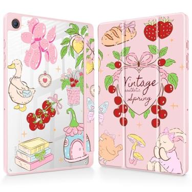 Imagem de Mektron Capa para Samsung Galaxy Tab A9+/A9 Plus 11 polegadas modelo 2024 (SM-X210/X216/X218) com suporte para caneta S, capa fina transparente + suporte triplo + despertar/hibernar automático