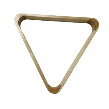 Imagem de simhoa Suporte para Bolas de Bilhar, 15 Bolas Triangulares de Madeira para Clube, Entretenimento E Pub
