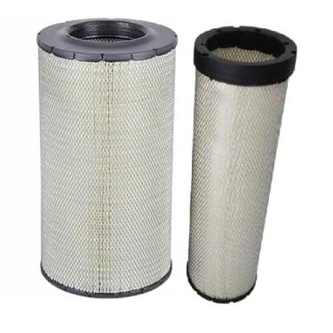 Imagem de Kit de filtro de ar 6001854210 e 6001854220 compatível com Volvo Engine DD16, para Cummins Engine ISL G (8,9)/QSC8.3/QSX15, para máquinas de construção, escavadeiras, etc. Substitua AF25437