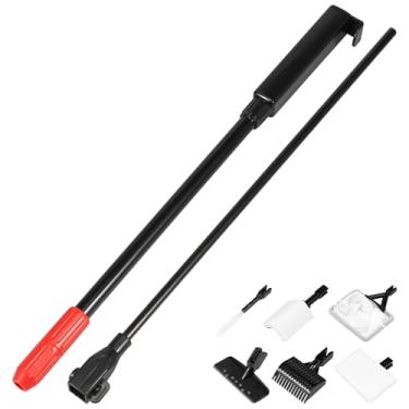 Imagem de Ferramentas de limpeza de aquário, kit completo de limpeza de aquário, kit completo de limpeza de aquário, ferramentas de limpeza de aquário 6 em 1, kit de ferramentas de limpeza de peixes, escova