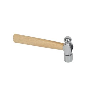 Imagem de uvbws 1 mini martelo de cabeça redonda com cabo de madeira, mini martelo portátil para uso doméstico, vem com cabo de madeira e alça antiderrapante para absorção de choque, adequado para rebites de