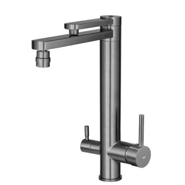 Imagem de Torneira Monocomando Giratória de Filtro Ibiza Bela Metais Grafite Fosca