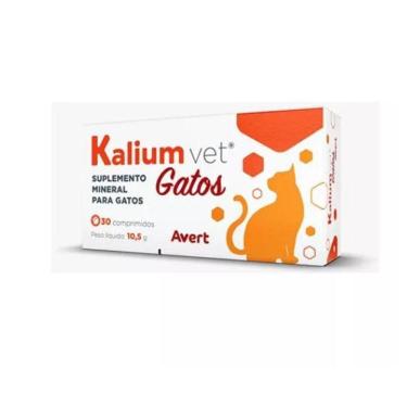 Imagem de Kalium Vet Avert Suplemento Mineral Cães E Gatos 30 Comp