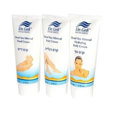 Imagem de Kit Do Mar Morto, Creme De Mão, Pé E Creme Para O Corpo