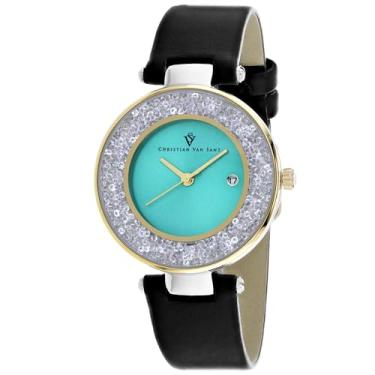 Imagem de Christian Van Sant Relógio feminino Dazzle Blue Dial - CV1225, Azul