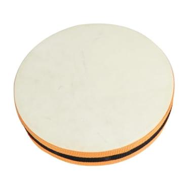 Imagem de oshhni Instrumento de percussão de tambor de mão de 8 polegadas com sons nítidos, instrumento de cura com som de tambor para diversão em família, ioga,