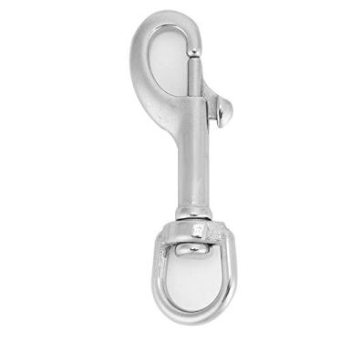 Imagem de Pilipane Clipes de mergulho em aço inoxidável, gancho giratório para mergulho, parafuso de olhal giratório de extremidade única, fivela para cães, equipamento para uso subaquático, grau marítimo