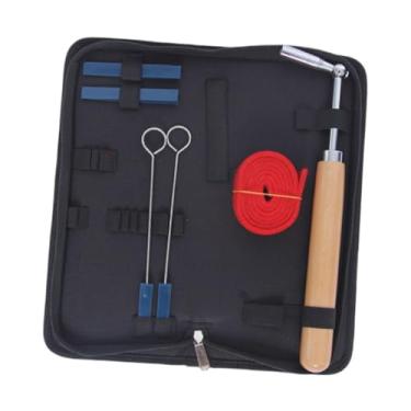 Imagem de KiBcsLic Kit de Afinação de Piano (7 Peças), Kit de Ferramentas para Surdina com Estojo, Acessórios de Reparo, Conjunto de Ferramentas para Afinação de Piano