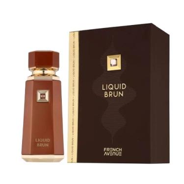Imagem de Liquid Brun Perfume Árabe Masculino, Fragrância Amadeirada, 100ml, Notas de Canela, Baunilha e Pralinê