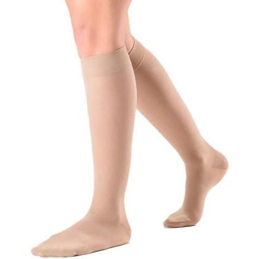 Imagem de Meia 3/4 Ever Sheer Sigvaris - 20-30 mmHg - Fechada - Natural - G2, G2