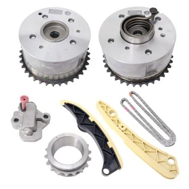 Imagem de HiSport Kit de corrente de distribuição 243212B620 com roda dentada VVT - Compatível com Hyundai Accent Elantra GT Kona Sonata Tucson Kia Forte Koup Forte5 Optima Rio Seltos Soul 2012-2021 1.6L