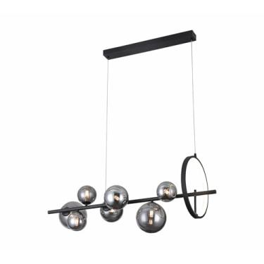 Imagem de PENDENTE SOLAR LED 900 7XG9 18W 3000/4000/6000K PRETO AUTOVOLT