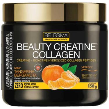 Imagem de Creatina Beauty Creatine Colageno 150g Belissima Tangerina-Unissex