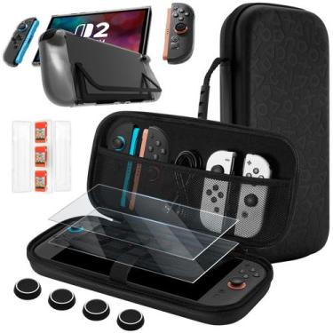 Imagem de Estojo de acessórios e protetores de tela para Nintendo Switch 2 - FUN
