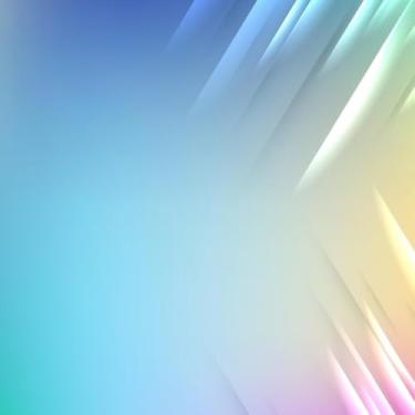 Imagem de Quadro Decorativo Infantil com Estampa Colorida e Fundo Gradiente - Arte Para Quarto e Sala 30x30cm