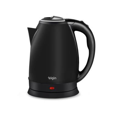 Imagem de Chaleira Elétrica Elgin Inox Black Jarra sem Fio 2L com Proteção Contra Superaquecimento 1200W