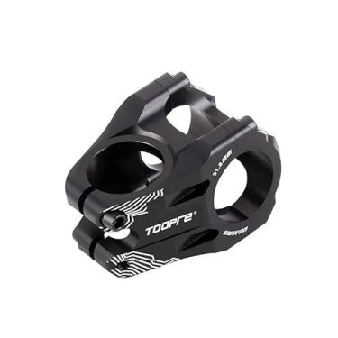 Imagem de BBxunsless Haste Downhill de liga de alumínio de alta resistência CNC ultraleve 142 g oco 35 mm Riser 28,6/31,8 haste para mountain bike (preto)
