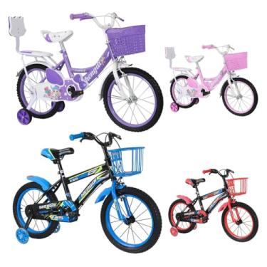 Imagem de Bicicleta Aro 16 Infantil De Passeio Com Freios V-brakes (Azul)