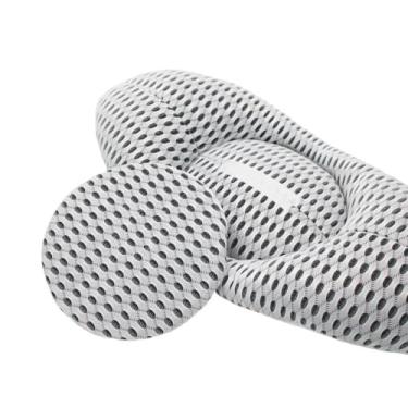 Imagem de Travesseiro Apoio Lombar Curva Almofada Ortopedica Para Costas