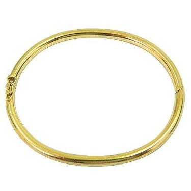 Imagem de Bracelete Ouro18 kilates 9 Gramas 6 mm com Fecho resistente Modelo Oco