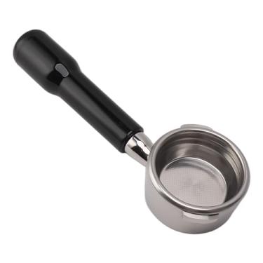 Imagem de Portafilter Sem Fundo, Portafilter de café, Portafilter de 58 Mm de Aço Inoxidável Sem Fundo 2 Orelhas Acessório de Máquina de café Com Aderência Confortável para BABY EVOL