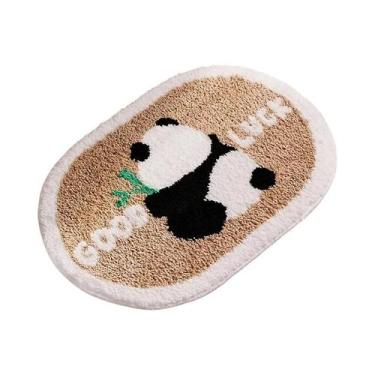 Imagem de Tapete De Banheiro Antiderrapante De Secagem Rápida Imitando Cashmere 