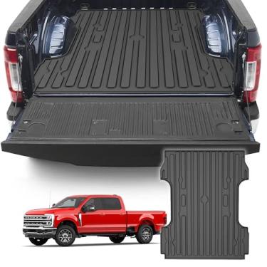 Imagem de AOMSAZTO Tapete de cama de caminhão de 1,8 m adequado para Ford F250/F350/F450 2017-2025 2026, forro de porta-malas de carga para todos os climas para acessórios de carro F250