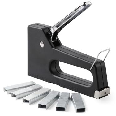 Imagem de Mr. Pen - Pistola de grampear leve com 2.000 grampos, 1,6 cm, pistola de grampo de estofamento para tecido, parede, grampeador de madeira para artesanato, pano, faça você mesmo