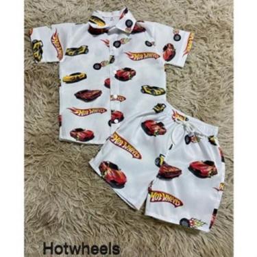 Imagem de Conjunto Menino Mauricinho Hot Wheels, 06 MESES A 18 MESES
