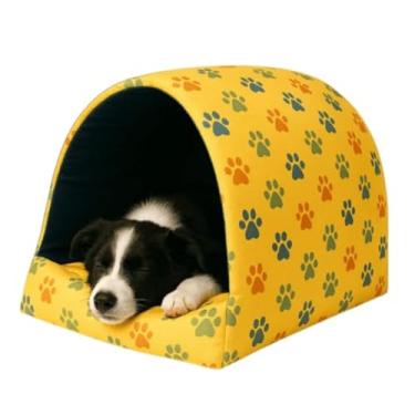 Imagem de Cama para Cachorro Gato Casinha Toca para Cães e Gatos Estampas Variadas com Almofada(Fêmea,Pequeno)