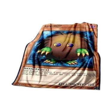 Imagem de Cobertor De Pelúcia Macio Dragão Branco Olhos Azuis Yu Gi Oh Anime Par