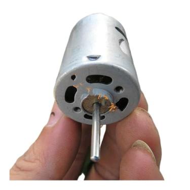 Imagem de 385SH-16120 DC Escova de Carbono Arranque Eletrônico DC 24V 12500RPM Arranque Eletrônico de Eixo Longo de Alta Velocidade para Acessórios de Secador de Cabelo DIY