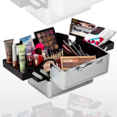 Imagem de Kit Maleta De Maquiagem Grande Completa Vivai Glamourosa - - Vivai Cos