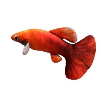 Imagem de Brinquedo De Pelúcia Simulado De Guppy Vivid De 40/60CM, Boneco De Pei