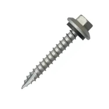 Imagem de Kit 350 Parafuso Brocante Asa 12x1.1/2 Sextavado Madeira Metal - FIXAC