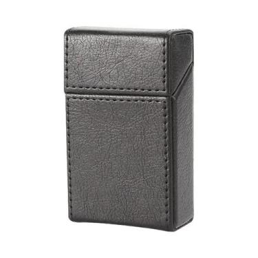 Imagem de Estojo De Cigarros Em Couro PU De 4 Cores, Capacidade Para 20 Cigarros