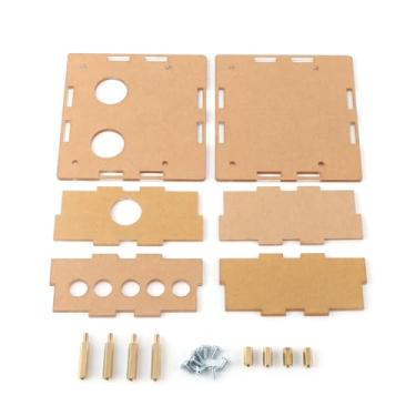 Imagem de Pissente Kit de Capa Protetora, Tubo Acrílico Transparente para Gabinete de Pré-amplificador de Válvula 6J1, Com Suportes e Parafusos, Fácil de Montar