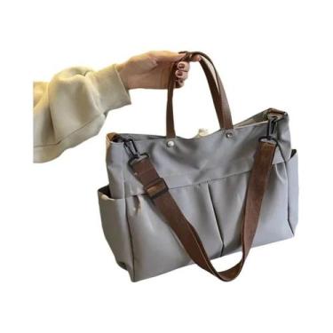 Imagem de Bolsa Tote De Nylon De Grande Capacidade Para Mulheres, Bolsa De Ombro