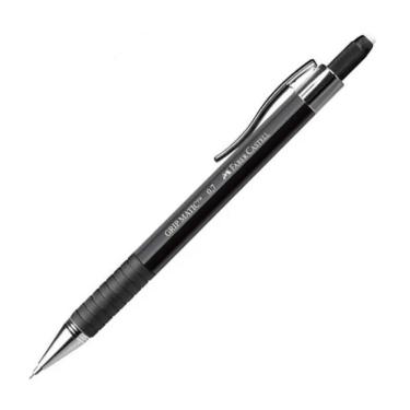 Imagem de Lapiseira Grip Matic 0,5mm Cores Sortidas Grip Emborrachado Faber-castell Preto