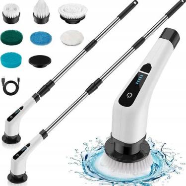 Imagem de Esfregão Elétrico S/Fio Recarregável 9 Em 1 Limpeza Chão E - Relet